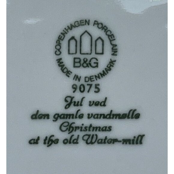 Bing & Grondahl 1975 Christmas at the Old Water Mill Collector Plate 9075 - Picture 3 of 4